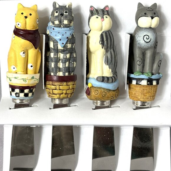 Debbie Mumm 2001 Garden Cat Spreaders Model No. 12737 - Picture 2 of 7